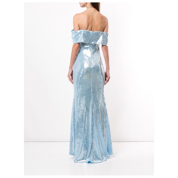 Badgley Mischka Sequin Gown - Picture 1 of 5